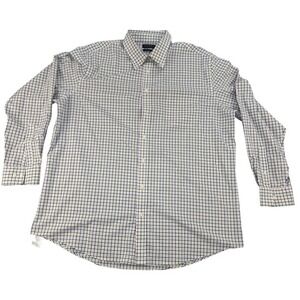 Lauren Ralph Lauren Mens Tall Fit Plaid Button Down Shirt 18.5‎ 36/37